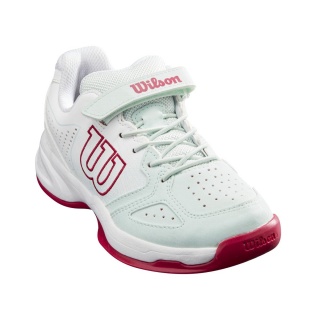 Wilson Tennis Shoes Kaos Velcro Allcourt White Toddlers